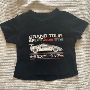 RARE brandy Melville John galt grand tour Japan crop tee